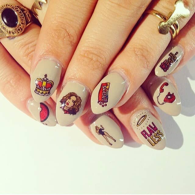 Beyonce Nail Decals
