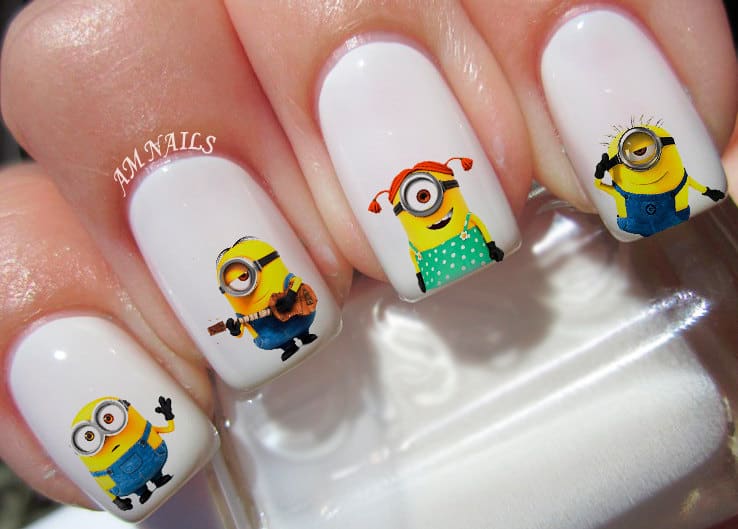 Minion Nail Art Decals