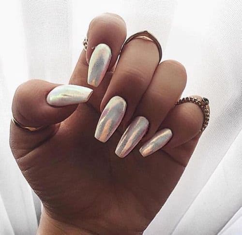 Metallic Nail on Dark Skins