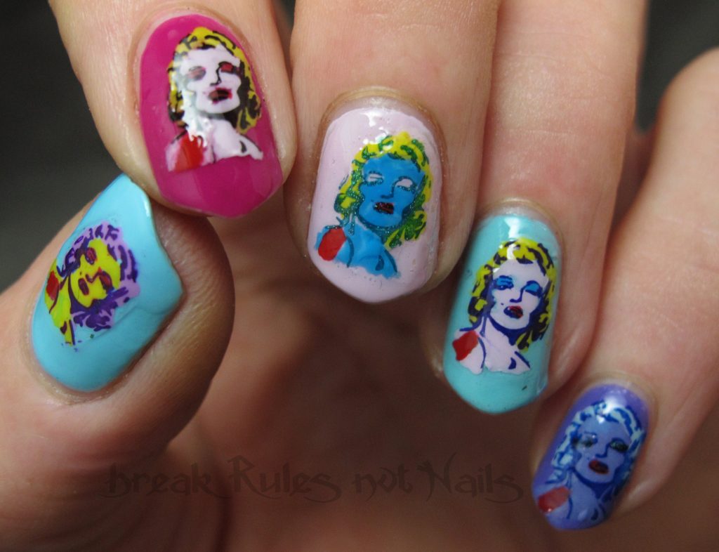 Marilyn Monroe Nail Art Decals