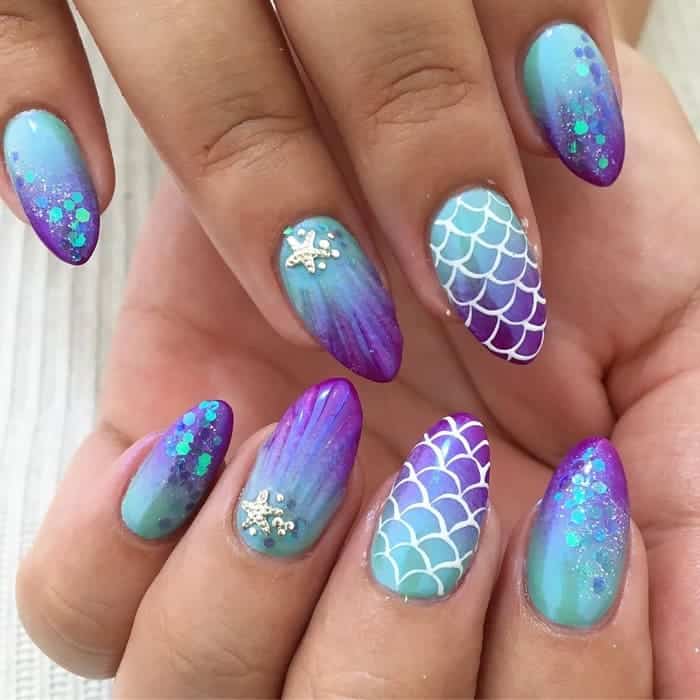 Ombre Vacation Nails