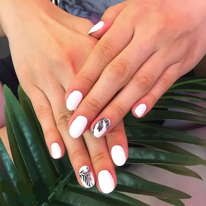 20 Phenomenal Palm Tree Nail Designs For This Summer