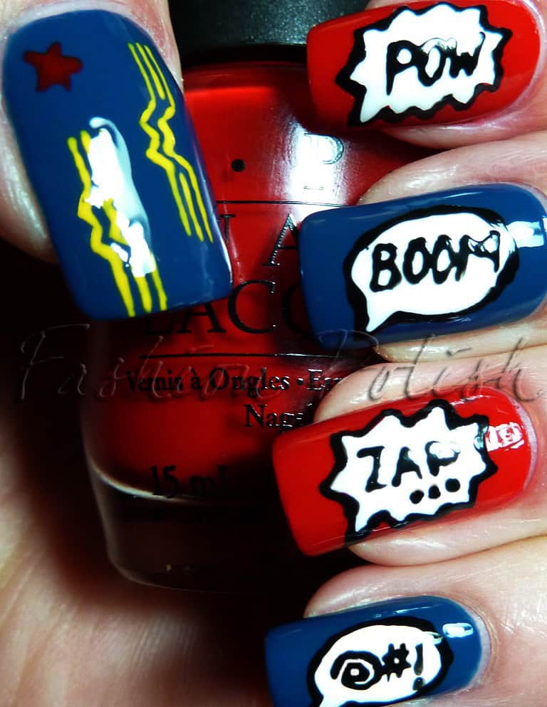 wonder woman nail polish