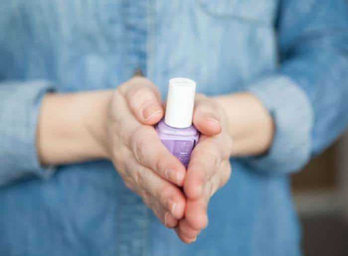 roll nail polish bottle before applying