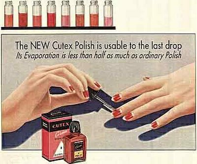 Cutex Nail polish bottle
