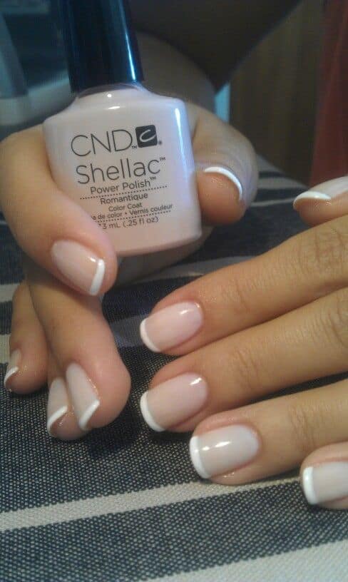 Shellac French Manicure