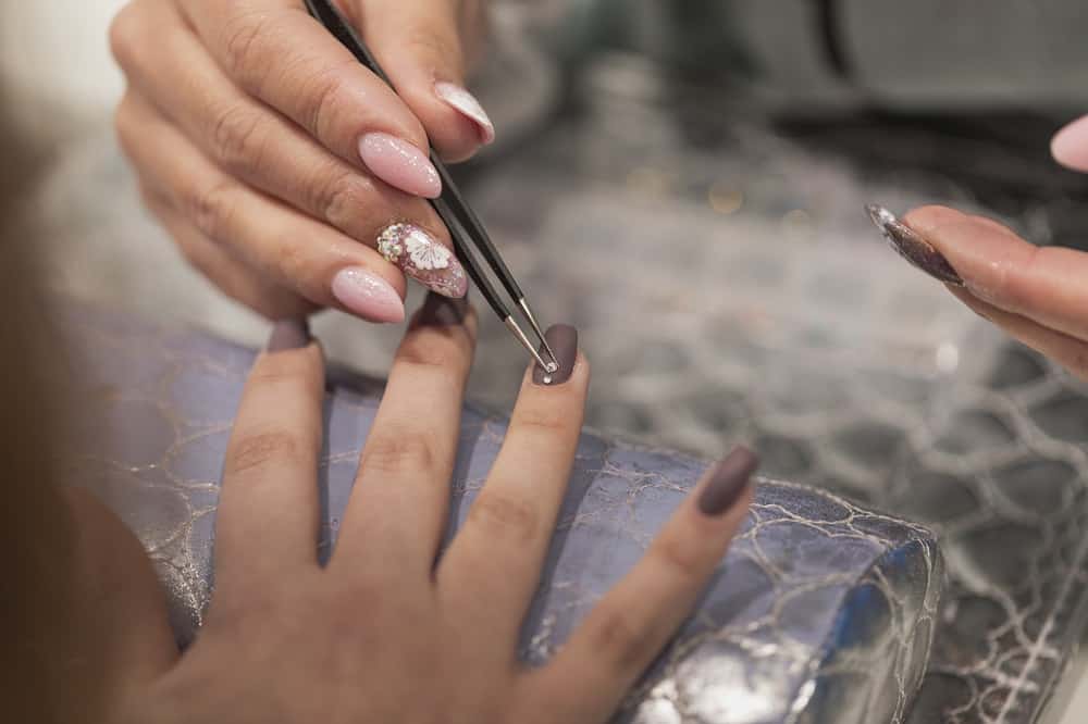 Cost of Designing Nails with Fake Jewels or Ornaments
