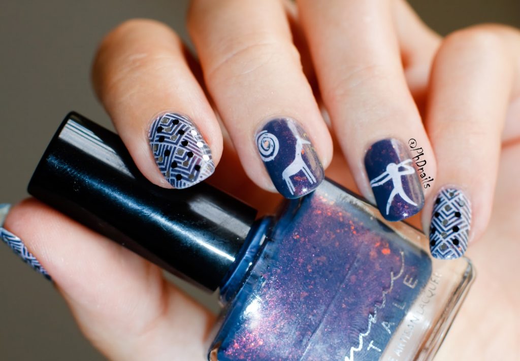 Deer Hunter Stamping Nail Art