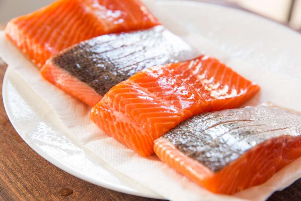 salmon for healthy nails