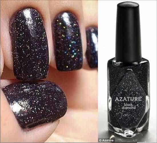 Azature’s Black Diamond Nail Polish