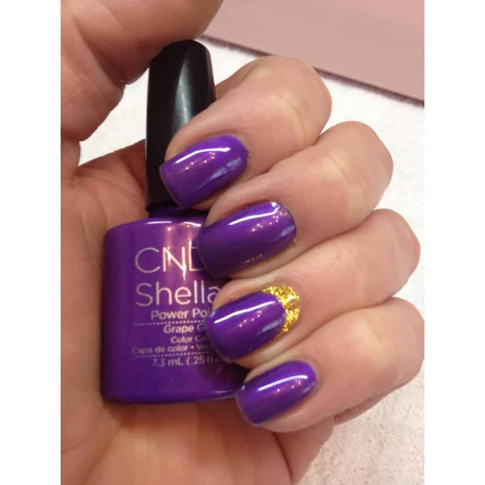 Grape Gum cnd shellac