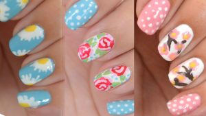 Vibrant pink, blue, and white palette with playful accents.