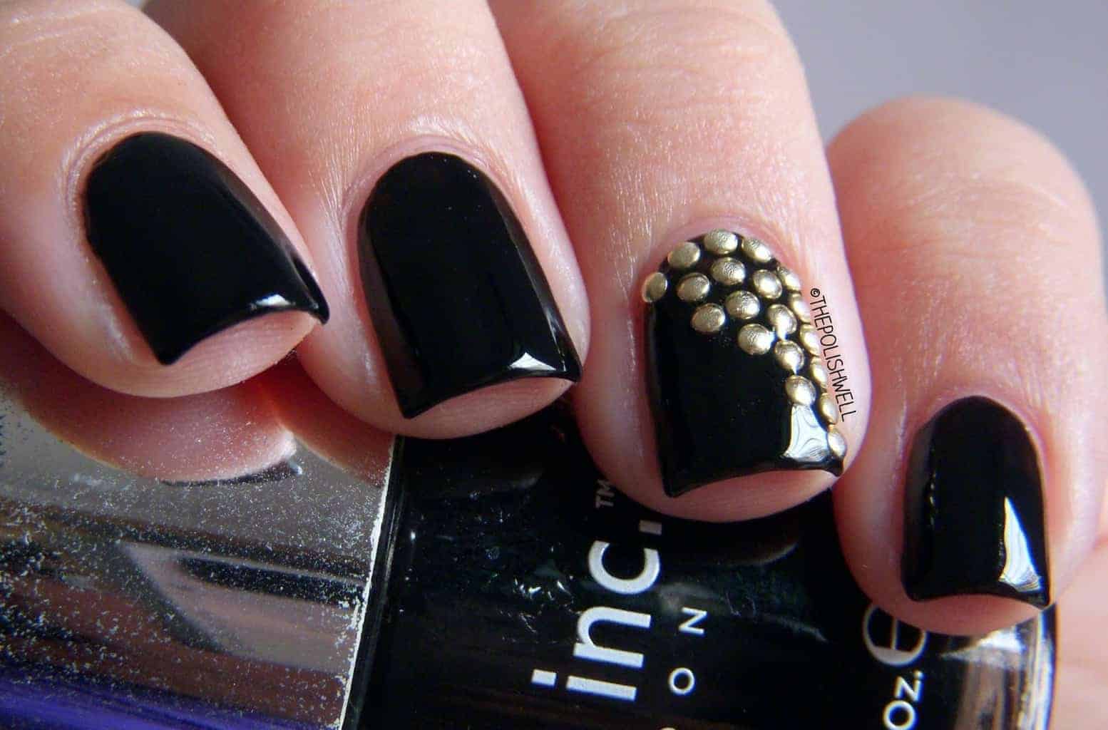 20 Stunning Studded Nails to Add Extra Glam