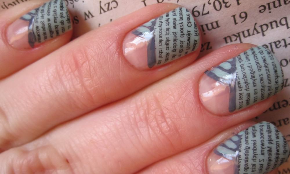 newspaper nail idea