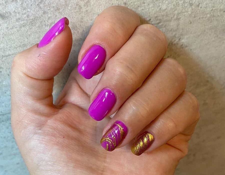 shellac purple nail color