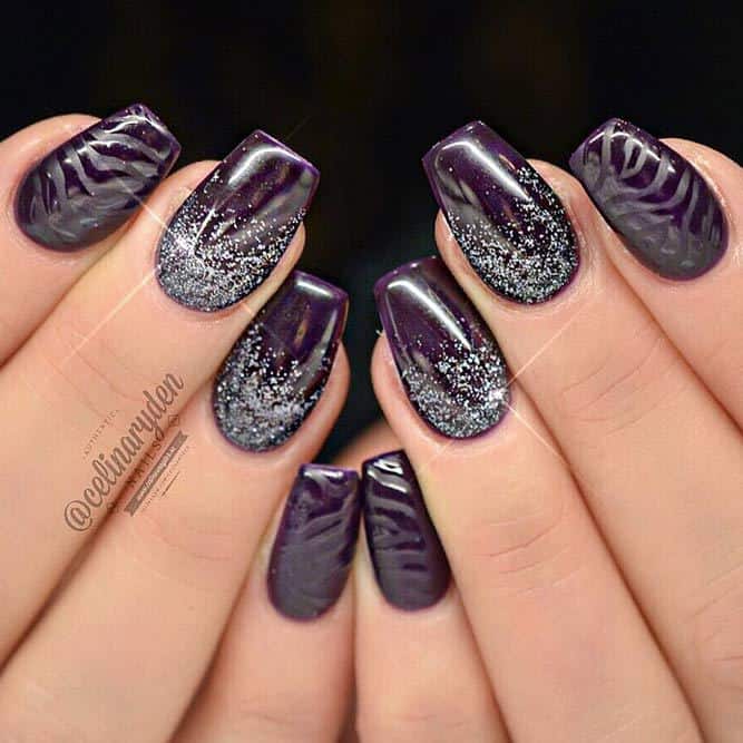 Short Coffin nail design