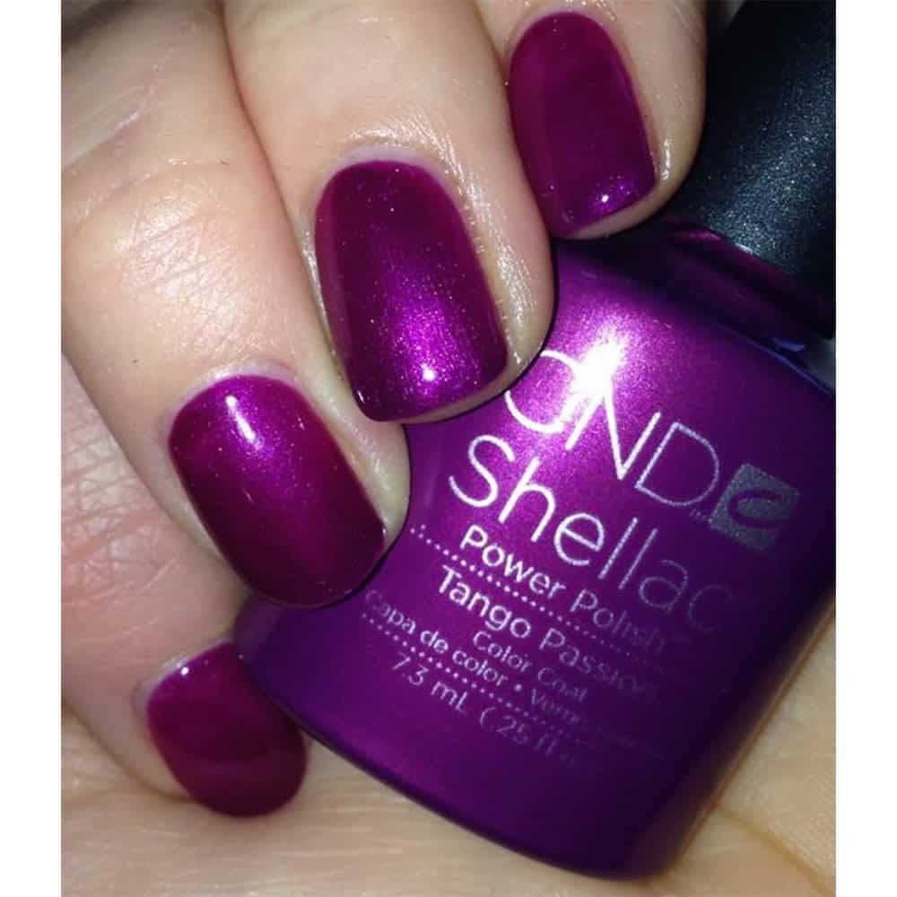 shellac nail- tango passion