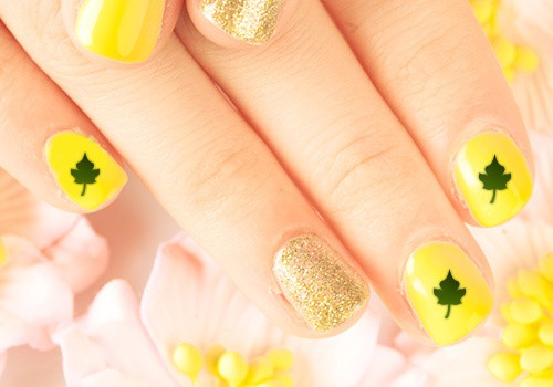 Bright Yellow Nail Designs