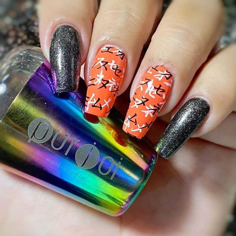 double stamping nail art