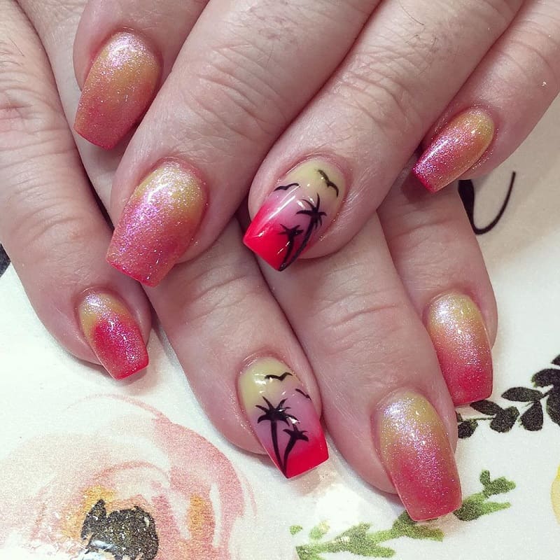 15 Sunset Nail Designs Look Cool Any Time Of The Day