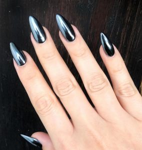 20 Ultra Metallic Nail Designs Have Got Us Grooving!