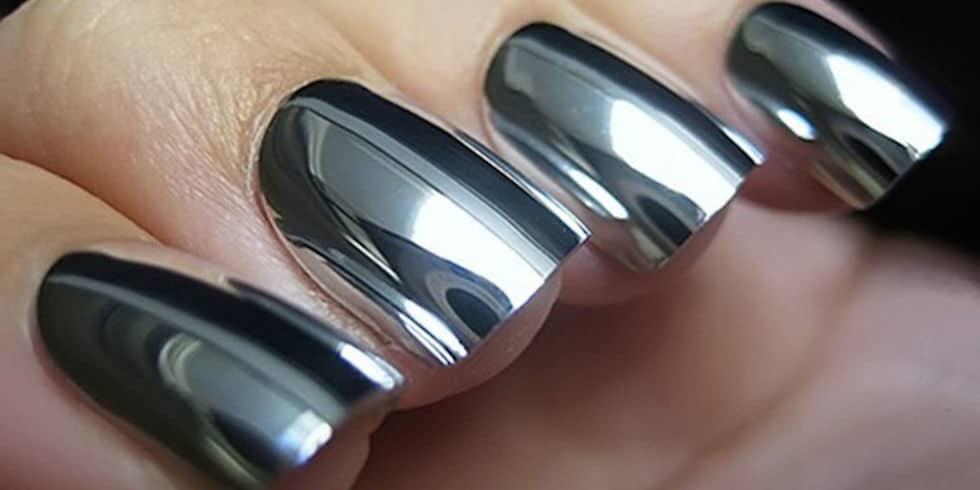 mirror metallic nails