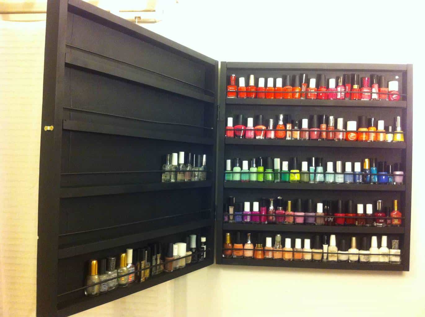 5. Nail polish storage case - wide 1