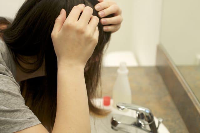 removing nail polish from hair