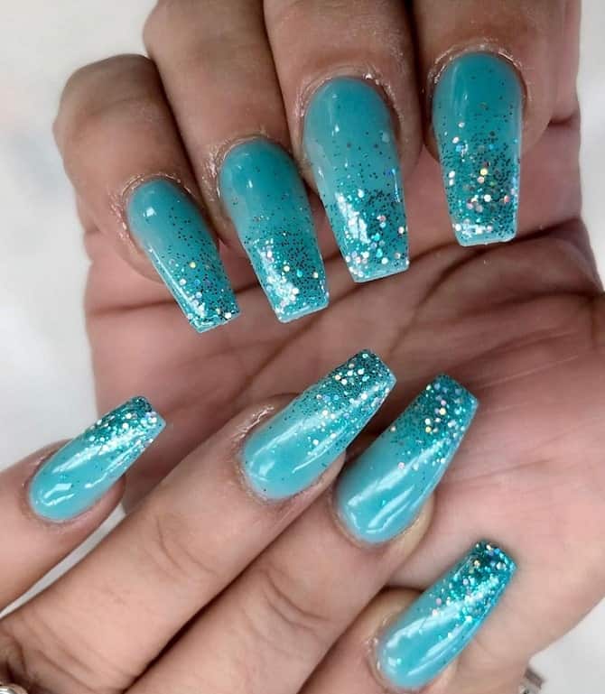 acrylic quinceanera nails