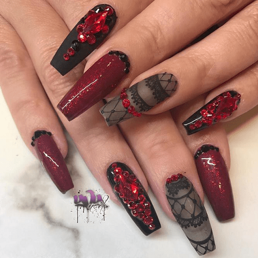 130 Unavoidable Coffin Nail Designs A List Swear By