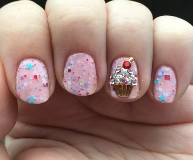 8. Cupcake nail designs for birthdays - wide 4