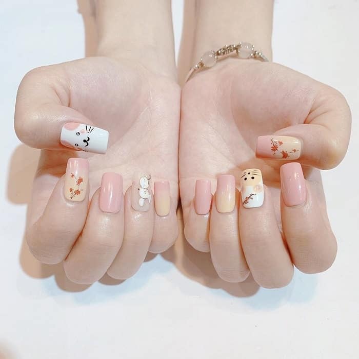 Summer Nail Design for Pale Skin Tone