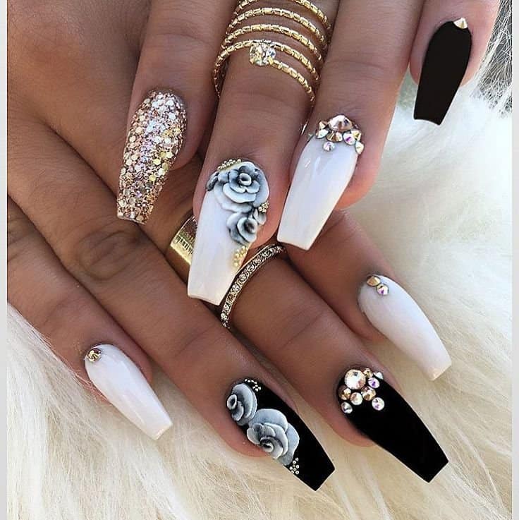gorgeous short coffin nails