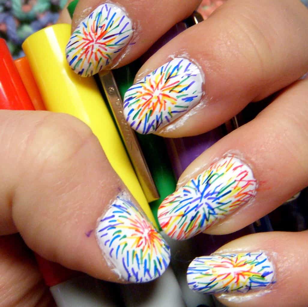 Tie Dye Nails 5 Amazing Arts + How to Do Them Easily NailDesignCode