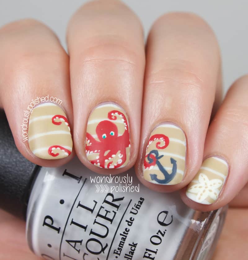 nautical nail designs