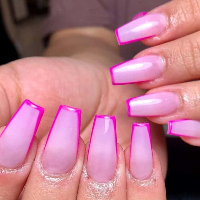 Top 25 Colored Nail Tips To Rock The French Manicure Look