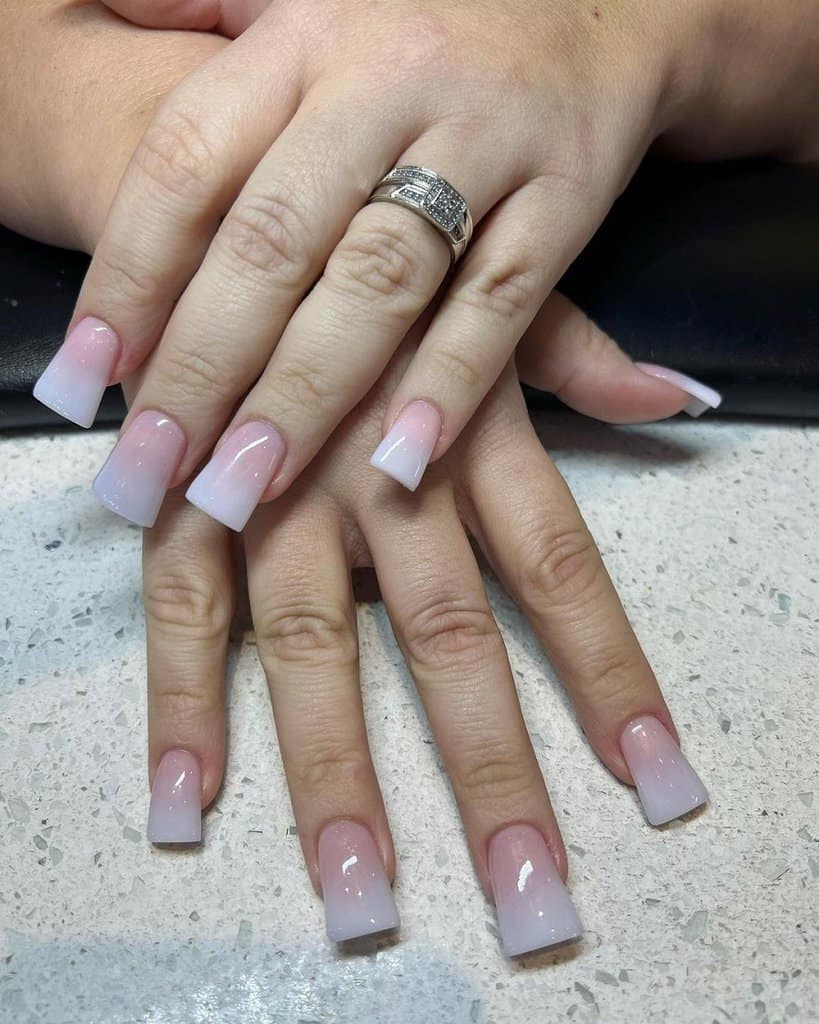 flare shaped nail for chubby fingers