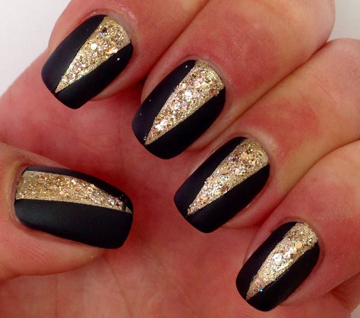 22 Best Matte Black Coffin Nails for 2021 – NailDesignCode