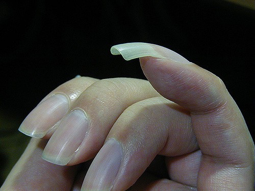 least used pinky nail finger