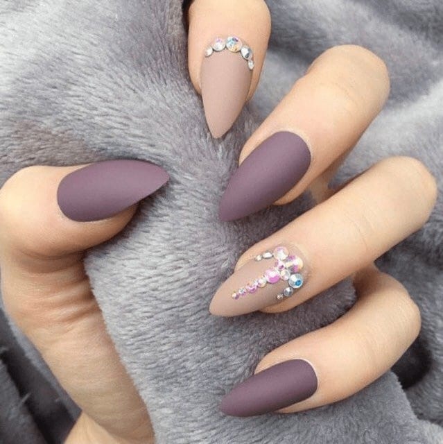 Top 25 Nude Matte Nails to Stand The Best of Time