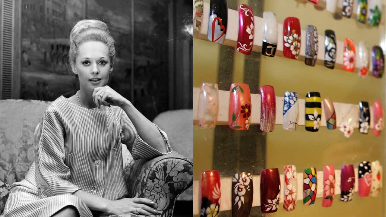 Tippi Hedren's nail ideas