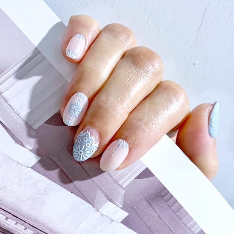 3d lace nail