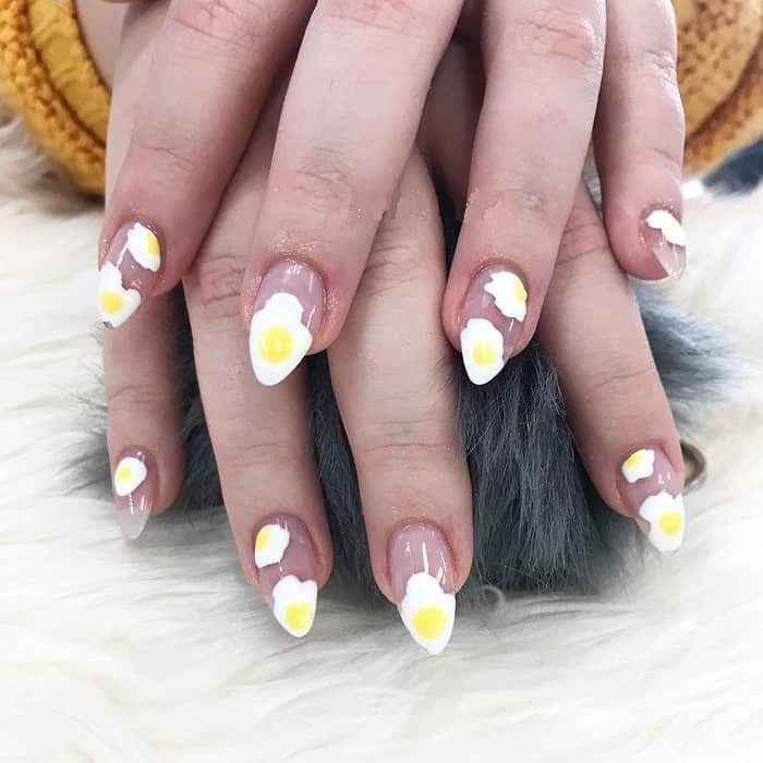 3D easter nail art