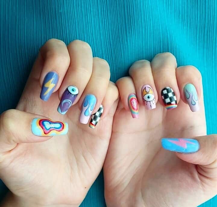 hippie nails