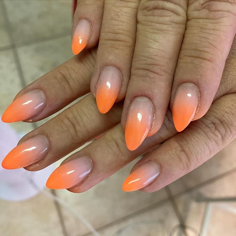 spring ombre nails