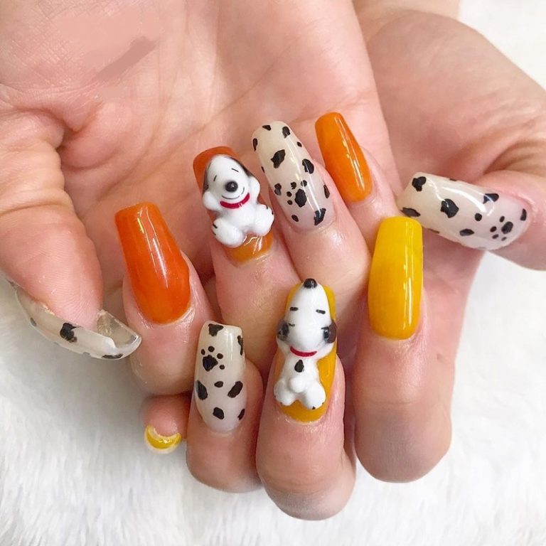 30 Cute Dog Nail Designs We Love – NailDesignCode