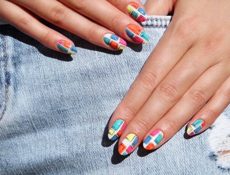 fake nail designs for summer