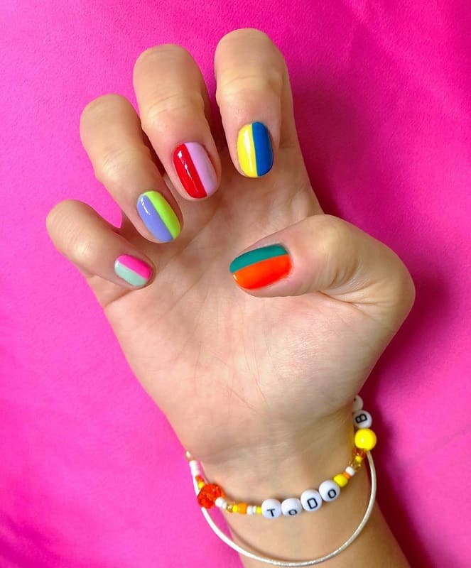 funky new year nail designs