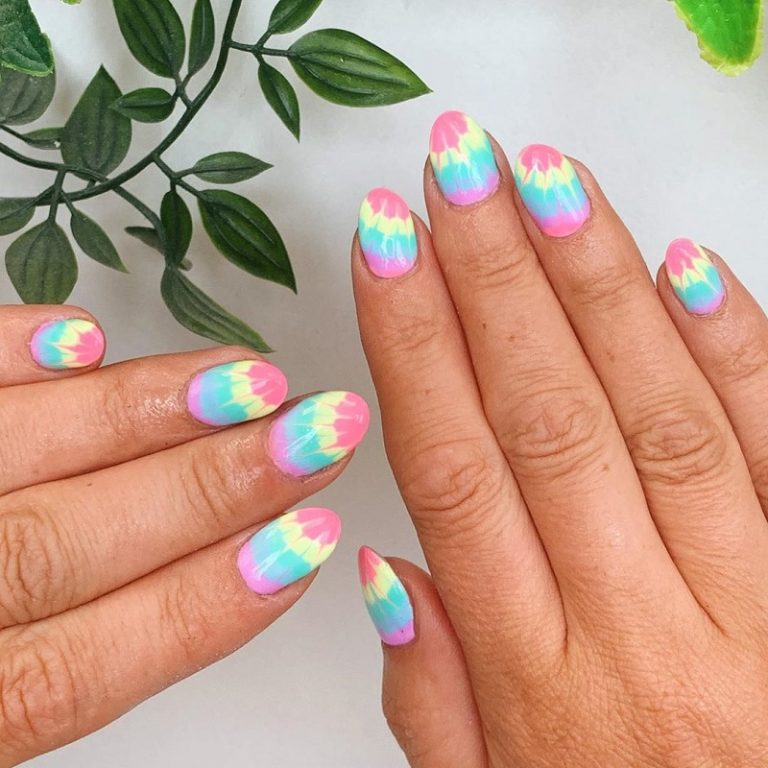 30 Happy Hippie Nail Designs to Boost Your Inner Soul NailDesignCode