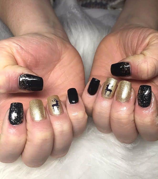 Black & Gold Nail Designs 51 Fabulous Ways To Rock'em